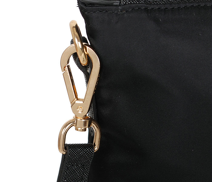 2014 Prada tessuto nylon shopper tote bag BN2107 black - Click Image to Close